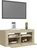 vidaXL Armoire TV avec lampes LED Chêne Sonoma 90x35x40 cm Voir les images du produit 7