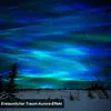 A winter landscape under a starry sky with the aurora borealis. Produktbild-Vorschau