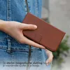 Selencia Genuine Leather Bookcase dla Apple iPhone 16 - Podgląd zdjęcia produktu 6