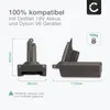 Akku-Adapter Kompatibel für DeWalt / Milwaukee 18V-20V Produktbild-Vorschau 4