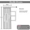 2 sztuki zasłon zewnętrznych, wodoodpornych, z zapięciem na Podgląd zdjęcia produktu 13