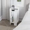 DECORTIE Elos Nowoczesny stolik nocny lewy moduł biały 27 x Podgląd zdjęcia produktu 2