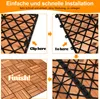 Faziango 4m² Holzfliesen Terrassenfliesen 44 STK Holz Produktbild-Vorschau 5