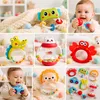 Baby Rassel Set 8in1 Beißringe Lernspielzeug Sensorik Produktbild-Vorschau 4