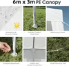 6x3m záhradný altánok, záhradný stan vodotesný, párty stan Náhľad obrázku produktu 3