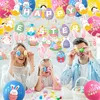 Latex Ballons Papier Girlande Banner 3m Ostern Dekoration Produktbild-Vorschau 4