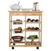 Kondela Serviertisch auf Rädern Kaiman - natürlich Produktbild-Vorschau 2