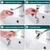 1080° Drehbarer Wasserhahn Aufsatz mit Spritzfilter – Produktbild-Vorschau 9