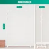 Avalo Kleiderständer auf Rollen Weiß - Metall - 100x40x156 Produktbild-Vorschau 4