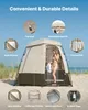 Tenda doccia SucceBuy con due zone, tenda WC da esterno con Anteprima dell’immagine prodotto 4