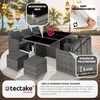 TecTake 403821, Šedá, 10 sedadlo/sedadel, Dospělí a děti, Náhled obrázku produktu 8