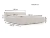 GrainGold Polsterbett Cloud Low 160x200 cm - Bett 160x200, Produktbild-Vorschau 9