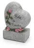 Relaxdays Grabschmuck Herz, Gedenkstein mit Spruch "Ruhe in Produktbild-Vorschau 8