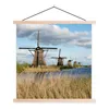 MuchoWow® Textilposter Mühle - Landschaft - Niederlande Produktbild-Vorschau 1