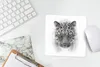 MuchoWow® Mauspad Mousepad Leopard - Schwarz - Weiß - Tiere Produktbild-Vorschau 5