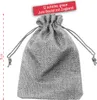 Oblique Unique 12 Jutebeutel mit Zugband Jute Säckchen Produktbild-Vorschau 2
