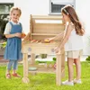 GOPLUS Kindergrill aus Holz, Kinder BBQ Grill Spielset mit Produktbild-Vorschau 2