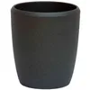 A dark gray textured ceramic pot with a rounded rim, shown against a white background. Produktbild-Vorschau
