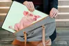 MuchoWow® Laptop Hülle 17 Zoll Laptoptasche Schwein - Rosa Produktbild-Vorschau 7