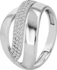 925/- Echt Silber Damenring "Doria", Zirkoniabesatz, Produktbild-Vorschau 1