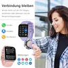 Smartwatch für Damen Fitnesstracker 2 Zoll mit Produktbild-Vorschau 3