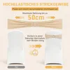 JOIEYOU, elastické potahy na židle s mašlí a sponou, sada Náhled obrázku produktu 3