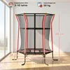 HOMCOM Dětská trampolína, 122 x 111 cm, trampolína pro Náhled obrázku produktu 3
