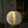 LED Solar Lampion - warmweiße LED - H: 35cm - D: 40cm - Produktbild-Vorschau 3