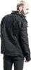 A man wearing a black jacket and pants, viewed from the back. Produktbild-Vorschau