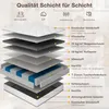 CHITA Taschenfederkernmatratze 120x200 cm, 20 cm hoch, H3, Produktbild-Vorschau 3