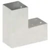vidaXL Pfostenverbinder 4 Stk. L-Form Verzinktes Metall 81 Produktbild-Vorschau 3