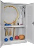 Sportschrank - Lochfeldtüren - Variante 2 - 1.950x1.200x500 Produktbild-Vorschau 4