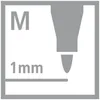 Filzstift mit Kappenring - STABILO Cappi - ARTY - 12er Pack Produktbild-Vorschau 4