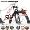 HILAND 26 Zoll Mountainbike Damen mit Lock-Out Federgabel Produktbild-Vorschau 5
