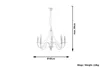 Lampada a sospensione, lampadario MINERWA 5, 5 x E14, Anteprima dell’immagine prodotto 19