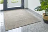 Baumwoll-Fußmatte in Beige, ca. 100 x 150 cm, ausgelegt im Treppenhaus.  Produktbild-Vorschau