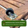 HolzGarden Pflanzenroller 40x40 cm aus Holz, Blumentopf Produktbild-Vorschau 3
