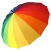 Golfschirm Partnerschirm Stockschirm Regenschirm Regenbogen Produktbild-Vorschau 6