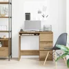 vidaXL Artisan dubový stůl 90x45x76 cm materiál na bázi Náhled obrázku produktu 3
