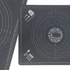 Stolnica silikonowa mata duża podkładka do ciasta 50x40 cm Podgląd zdjęcia produktu 4