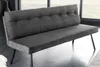 riess-ambiente Moderne Sitzbank BIG GEORGE 160cm anthrazit Produktbild-Vorschau 2