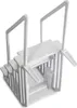 Schwimmbadleiter Treppe, Kunststoff 4-stufig + Gewichte Produktbild-Vorschau 5