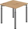 bümö Schreibtisch Serie-Y - Nachbildung: Asteiche, Größe:  Produktbild-Vorschau 1