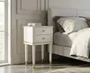 Mauro Ferretti Nachtschrank Camille Weiß Gold 40x30x71 cm Produktbild-Vorschau 6
