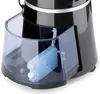 Close-up of the water tank and cooling element of a black appliance. Produktbild-Vorschau