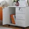 CLIPOP Rollcontainer Aktenschrank aus Holz, mit 3 Produktbild-Vorschau 5