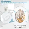 UISEBRT Toilettendeckel Absenkautomatik WC Sitz Klobrille Produktbild-Vorschau 6