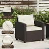 Yaheetech 3-tlg. Gartenmöbel Set aus Polyrattan, inkl. 2 Produktbild-Vorschau 8