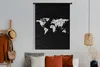MuchoWow® Wandteppich Wandbehang Weltkarte - Pflanzen - Produktbild-Vorschau 4