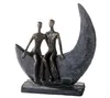 Gilde Skulptur Moon, Dekoobjekt, Dekoration, Dekofigur, Anteprima dell’immagine prodotto 1